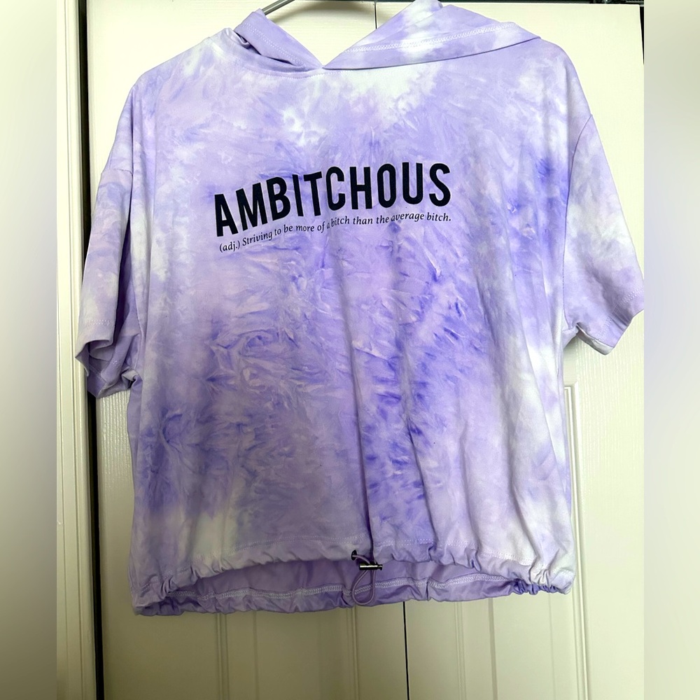 Purple crop top